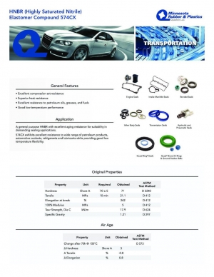 HNBR彈性體材料574CX (PDF)