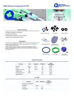 VMQ硅膠材料917AT (PDF)